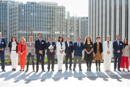 Foto institucional del "Foro Empresarial sobre transición justa en el empleo verde y la transformación digital" - Forética