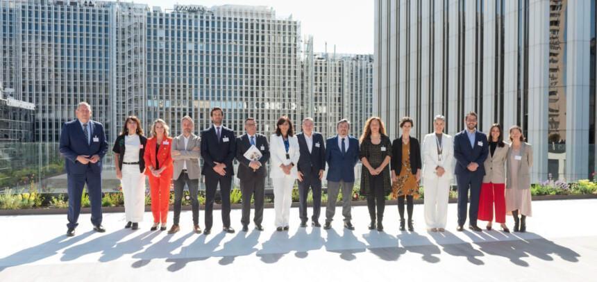 Foto institucional del "Foro Empresarial sobre transición justa en el empleo verde y la transformación digital" - Forética