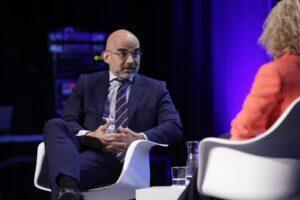 Carlos Núñez, Presidente ejecutivo de PRISA Media durante el panel