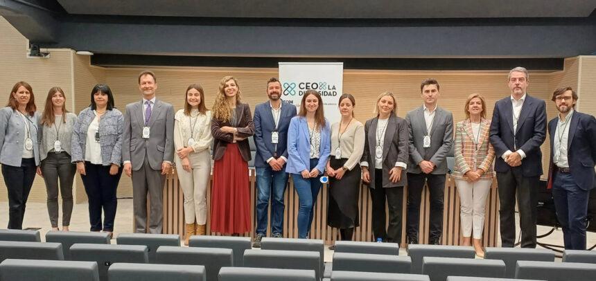 Participantes en la jornada de alianzas #CEOPorLaDiversidad en la Universidad Carlos III de Madrid