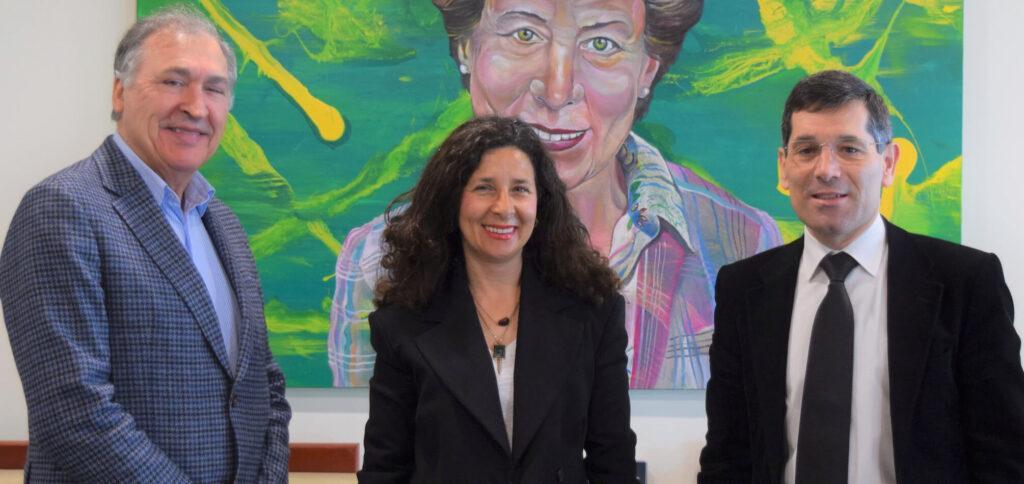 Juan Miguel Martínez Gabaldón, Lourdes Gullón y Paco Hevia - Galletas Gullón