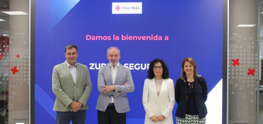 Íñigo Vila, Vicente Cancio, María del Mar Pageo y Cristina Gomis en la Presentación del proyecto "Resiliencia comunitaria ante riesgos climatológicos"