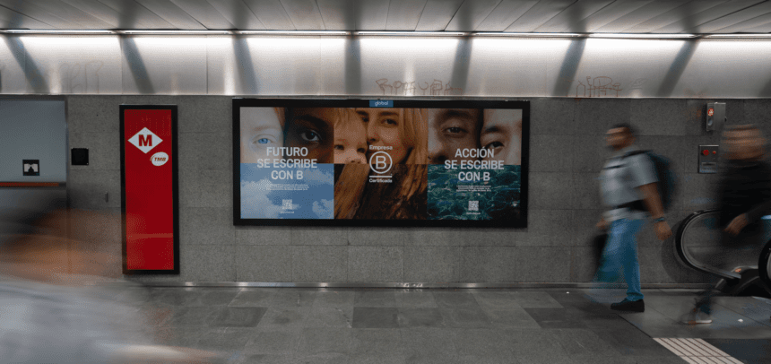 Campaña Se Escribe con B en Barcelona - Movimiento B Corp Spain