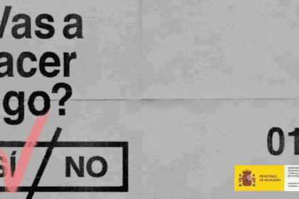 Campaña de sensibilización ¿Vas a hacer algo?" del Ministerio de Igualdad contra la violencia de género a la que se unen las farmacias