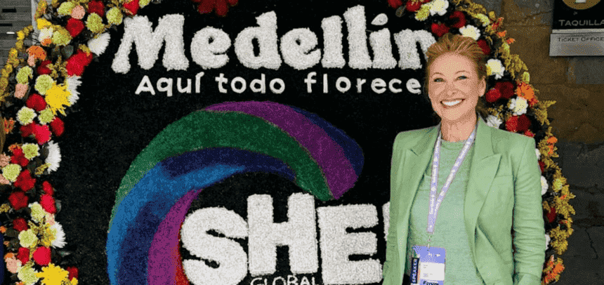 Teresa Viejo, Presidenta de la Fundación Diversidad, asiste al She Is Global Forum 2024