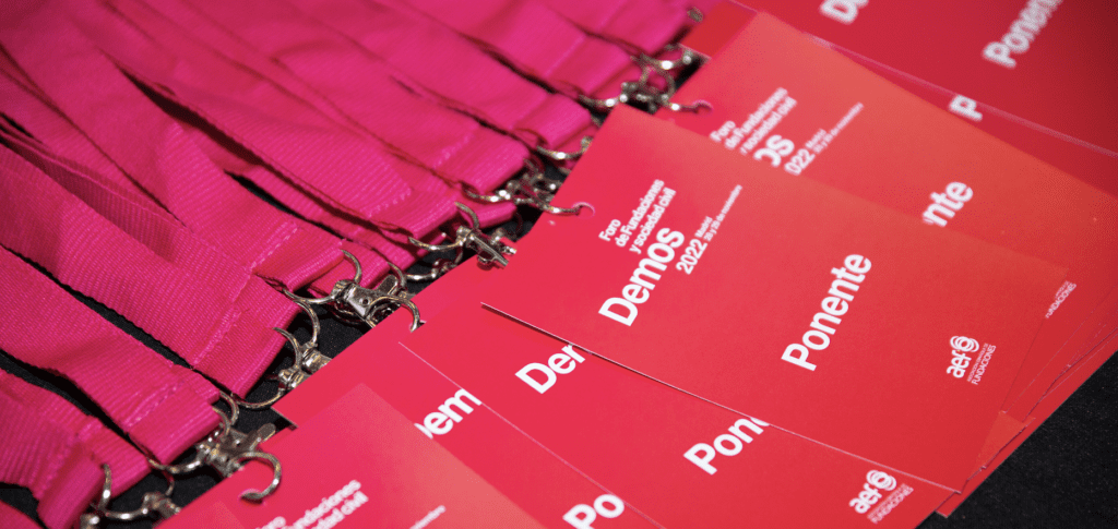 Acreditaciones del Foro Demos en sus anteriores ediciones