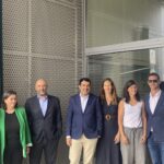 Inauguración de las certificaciones ambientales del Edificio Zero con los directores generales de profine Iberia, Enmedio Studio, GBCe, Vand Arquitectura y Zero City