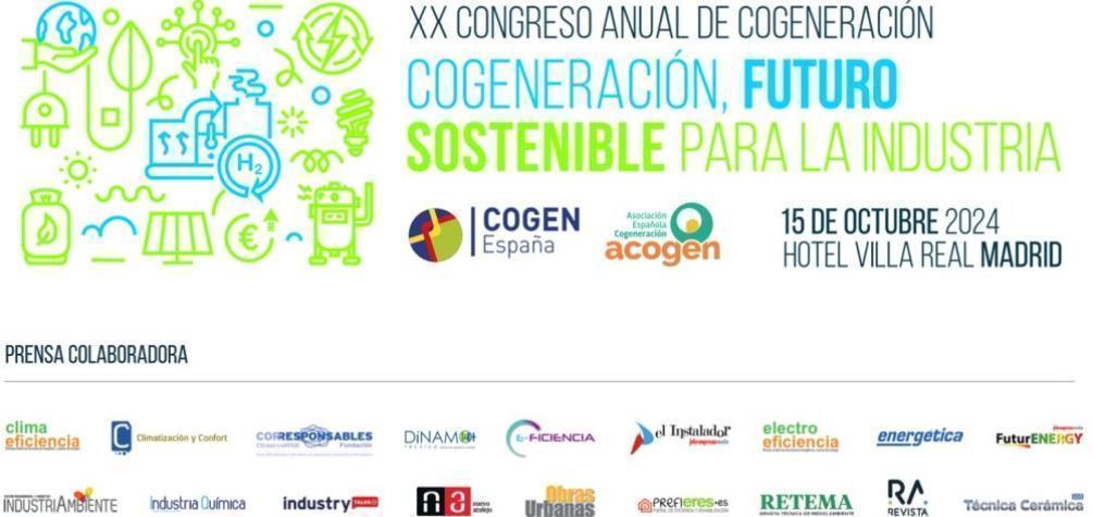 ACOGEN y COGEN España organizan el XX Congreso Anual de Cogeneración ...