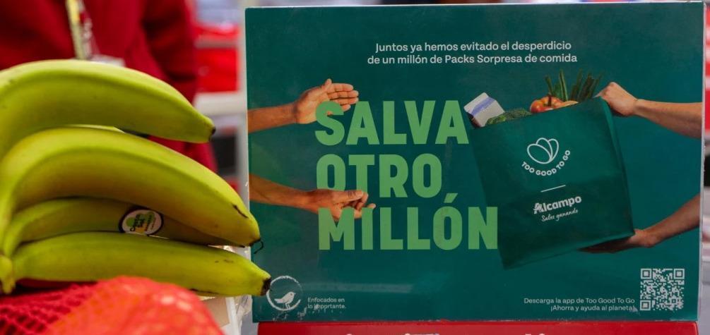 La alianza entre Alcampo y Too Good To Go evita el desperdicio de más de un millón de packs de comida