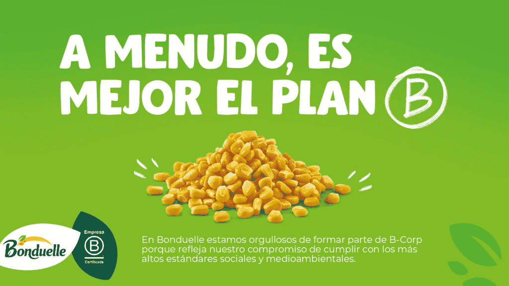 El 80% de las ventas del Grupo Bonduelle ya están certificadas como B Corp