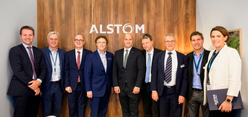 Firma del acuerdo entre Schaeffler y Alstom