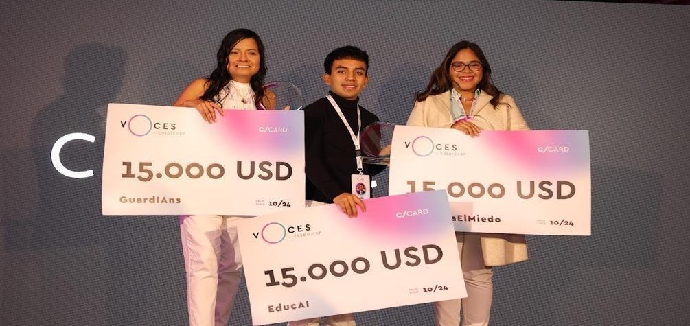 Tres ideas peruanas ganan iniciativa VOCES del Grupo Credicorp