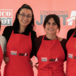 Raquel López (electricista), Jennifer López (fontanera), Isabel Obreo (carpintera) y Sylvia Salas (bricolaje y decoración)