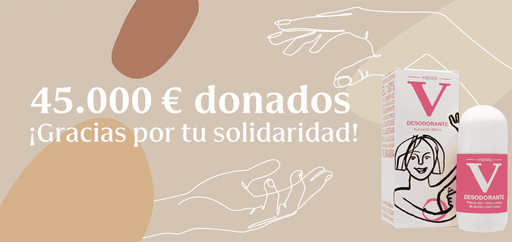 Veritas ha destinado el 100% de la venta de su desodorante solidario, un total de 45.000 euros, a cinco entidades que trabajan en proyectos contra el cáncer