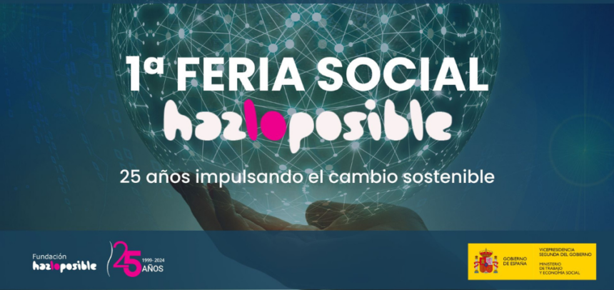 Cartel I feria social 'Hazlo Posible'