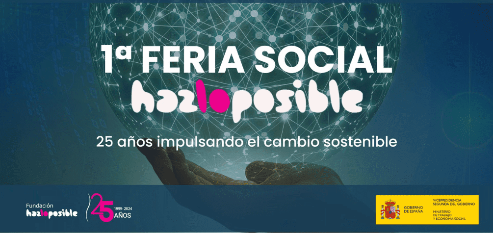 Cartel I feria social 'Hazlo Posible'