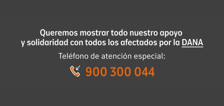 Nationale-Nederlanden ha puesto a disposición de sus clientes afectados por los efectos de la DANA un servicio especial de atención telefónico: 900 300 044