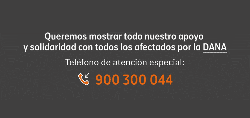 Nationale-Nederlanden ha puesto a disposición de sus clientes afectados por los efectos de la DANA un servicio especial de atención telefónico: 900 300 044