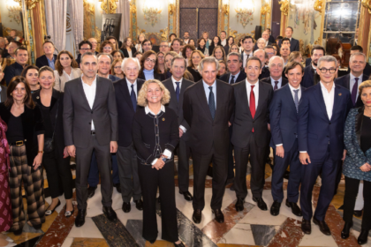 Foto de grupo durante la recepción por el 20 aniversario de Pacto Mundial de la ONU España