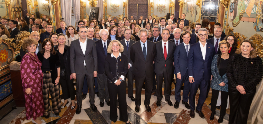 Foto de grupo durante la recepción por el 20 aniversario de Pacto Mundial de la ONU España