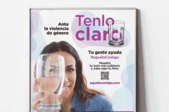 Cartel campaña "Ante la violencia de género... Tenlo claro"