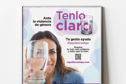 Cartel campaña "Ante la violencia de género... Tenlo claro"