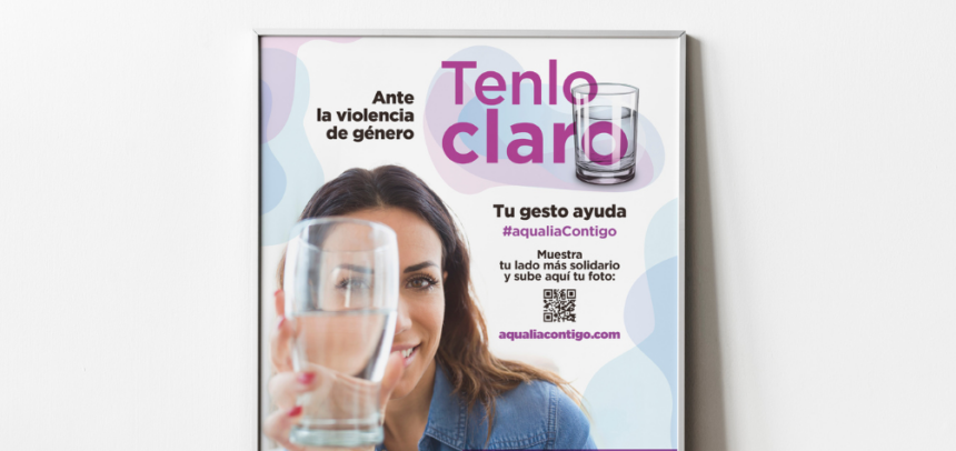 Cartel campaña "Ante la violencia de género... Tenlo claro"