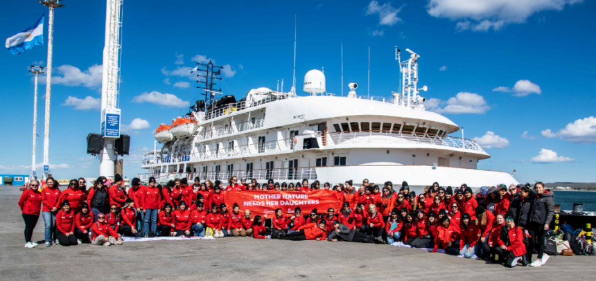 Equipo de expedición a la Antártida