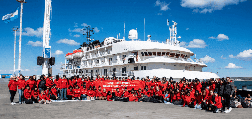 Equipo de expedición a la Antártida