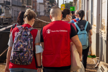 Voluntarios de Save the Children