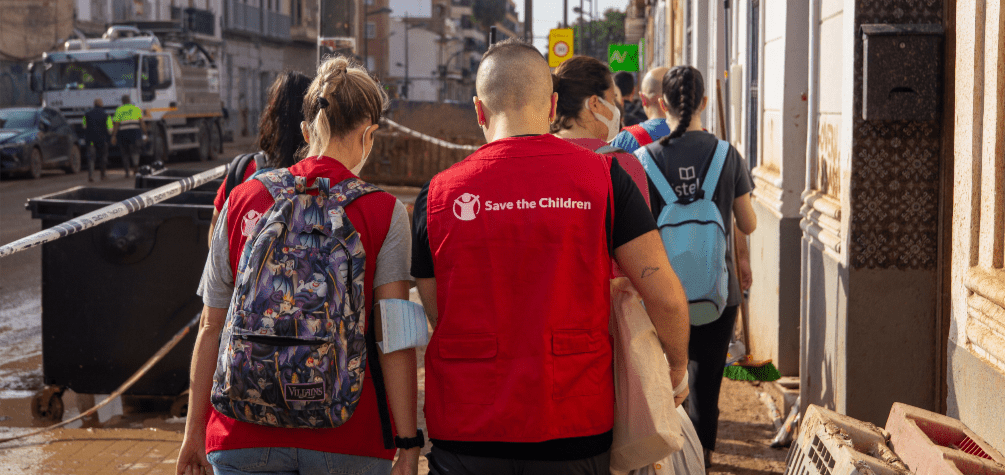 Voluntarios de Save the Children