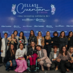 Foto grupal de los y las participantes junto a Patricia González Velasco (Madrid), Joana Aramendía Duque (Navarra), Ángela Domínguez Dorado (Madrid) y Alba Saskia Rivas (Girona)