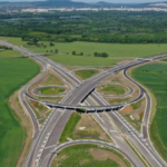 Imagen tramo de carretera en obras en Bratislava