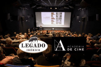 Imagen de los asistentes al homenaje a los profesionales del cine español