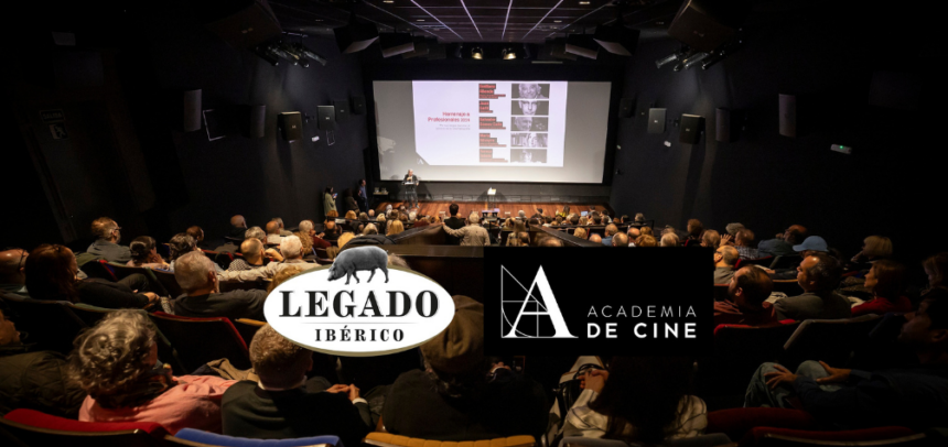 Imagen de los asistentes al homenaje a los profesionales del cine español