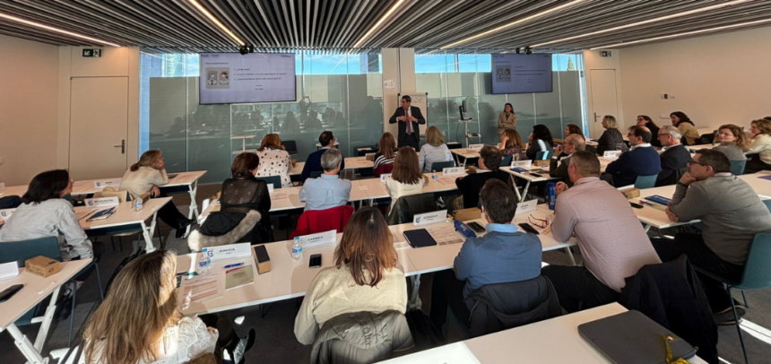 Foto de una de las sesiones dirigido a 50 jefes y jefas de servicio y de sección de las Unidad de Transplante de los hospitales del Sistema Nacional de Salud (SNS)