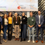 Foto de Familia de derecha a la izquierda: Álvaro Remón, Luis Pedroza Iñaki Gómez, Íñigo Peña, Gala Díaz , Víctor Viñuales, Ana Gascón, Aurora Felez, Verónica Orallo y Carlos Arango