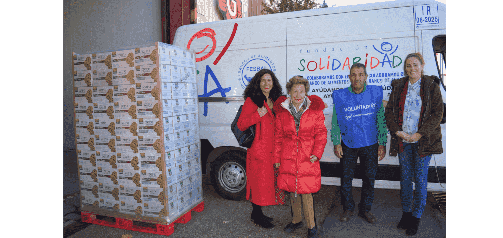 Gullón dona productos al Banco de Alimentos