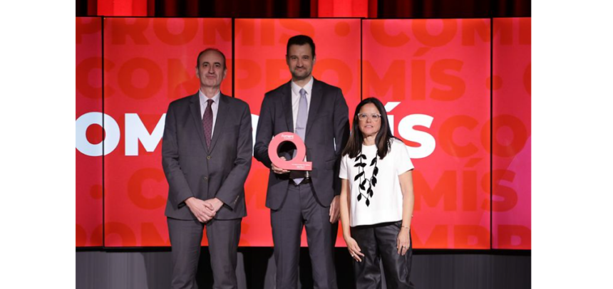 David Cazorla, presidente de Henkel Ibérica, recoge el premio a la Igualdad