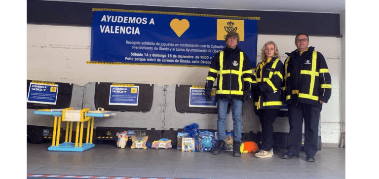 Recogida de juguetes en Úbeda