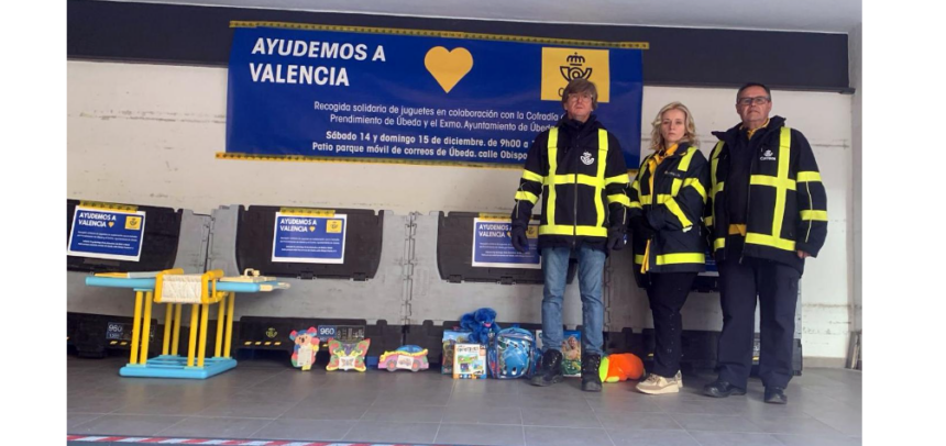 Recogida de juguetes en Úbeda