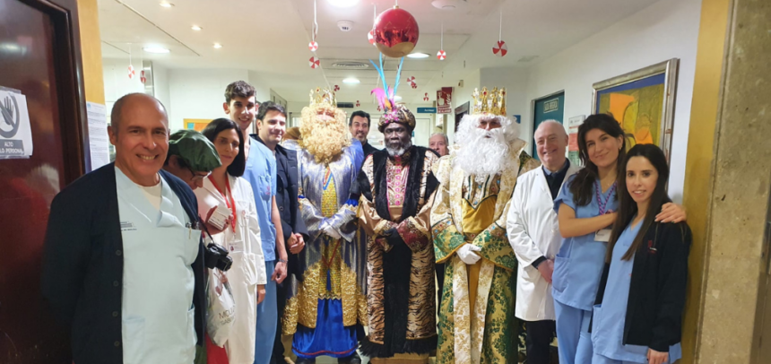 Visita Reyes Magos a Ribera Hospital de Molina