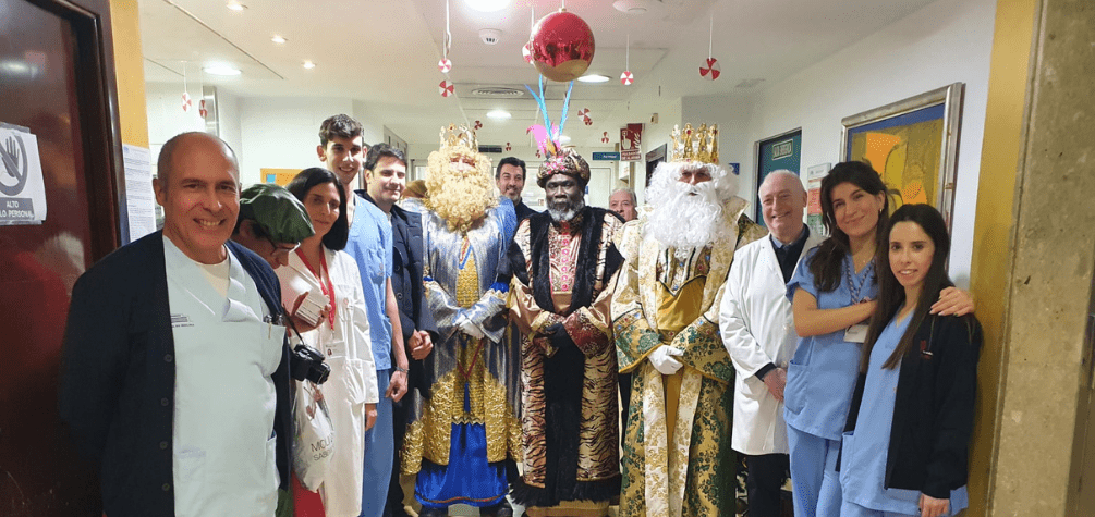 Visita Reyes Magos a Ribera Hospital de Molina