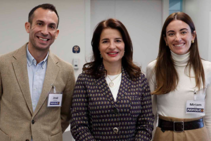 De izquierda a derecha: José Domenech, director general de Norauto España, Hortensia Roig, consejera de Mercadona y presidenta de EDEM y Miriam Garde, Directora de RH de Norauto España