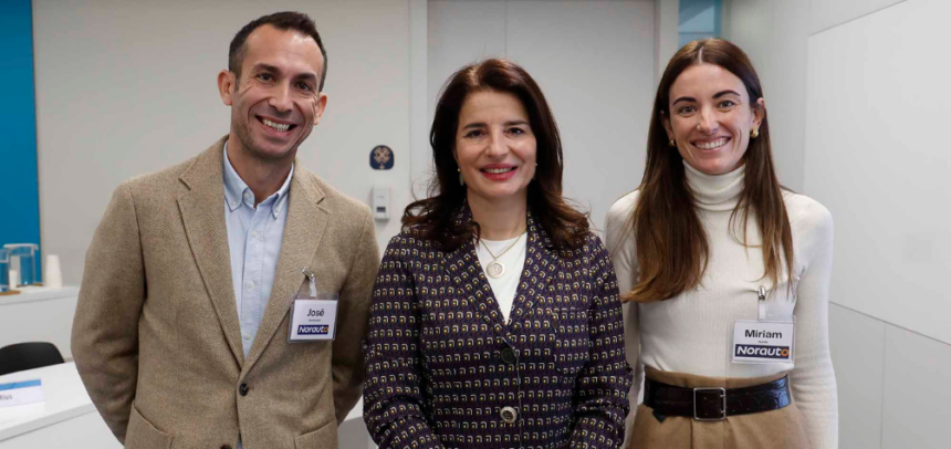 De izquierda a derecha: José Domenech, director general de Norauto España, Hortensia Roig, consejera de Mercadona y presidenta de EDEM y Miriam Garde, Directora de RH de Norauto España