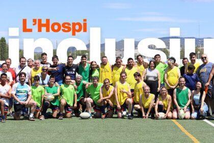 Equipo de rugby inclusivo en L’Hospitalet