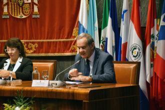 El Secretario General Iberoamericano, Andrés Allamand, durante su intervención