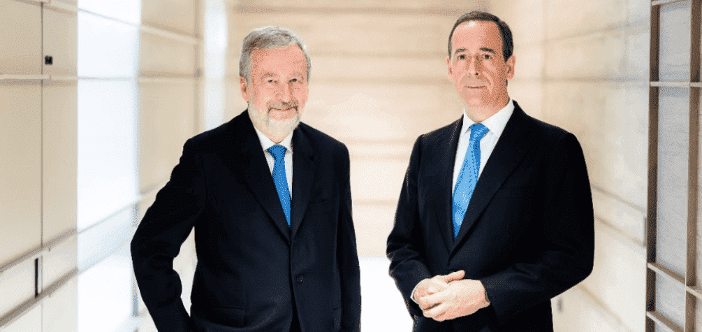 Tomás Muniesa, presidente de CaixaBank, y Gonzalo Gortázar, CEO de CaixaBank
