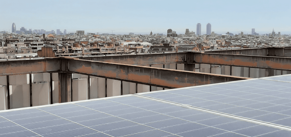 Placas solares en el Hospital Universitari Sagrat Cor de Barcelona