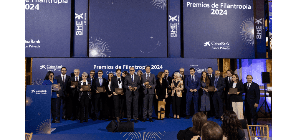 Ganadores de los Premios de Filantropía CaixaBank Banca Privada 2024